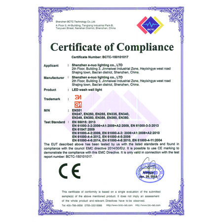 Honorary certificate